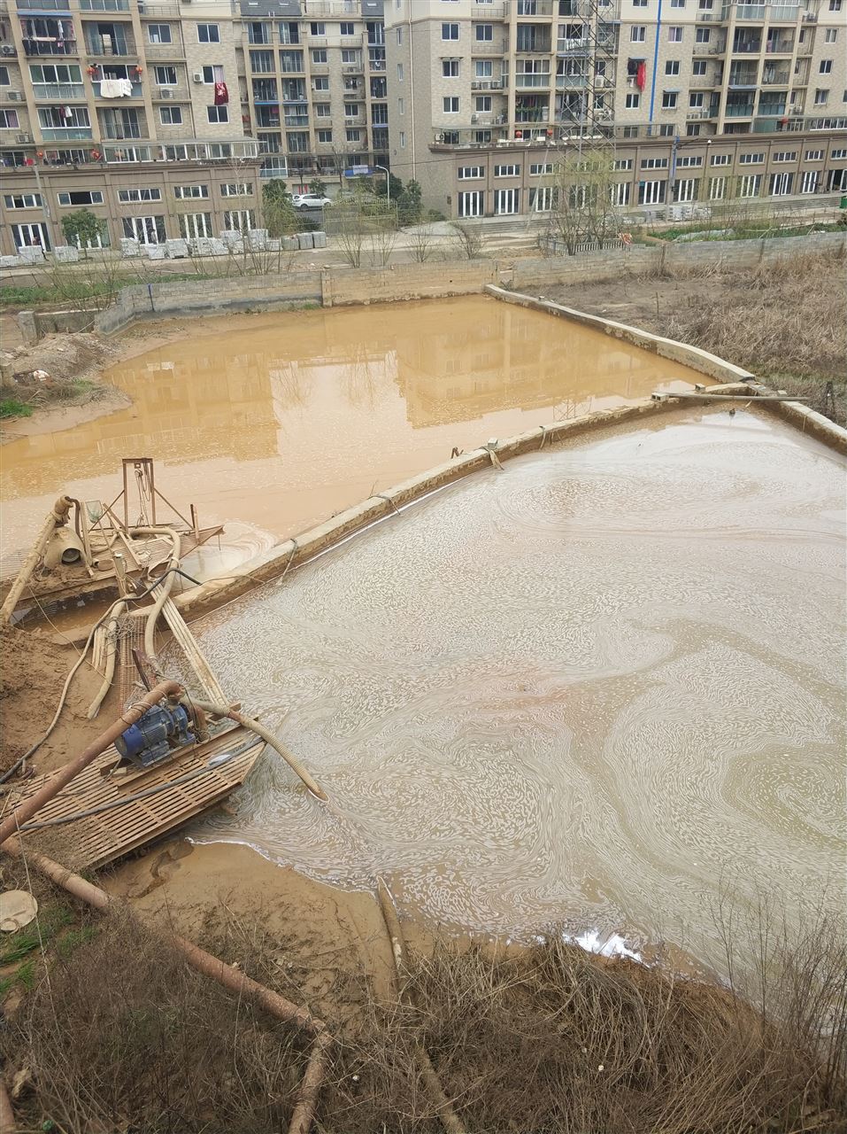 微山沉淀池淤泥清理-厂区废水池淤泥清淤