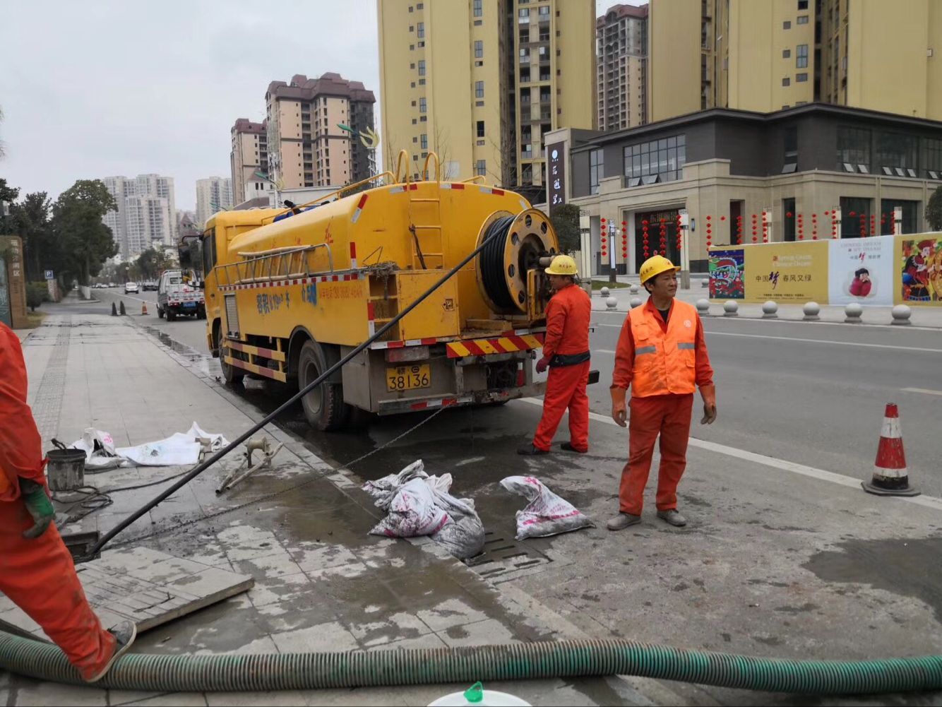 微山排污管道清淤-管道清洗